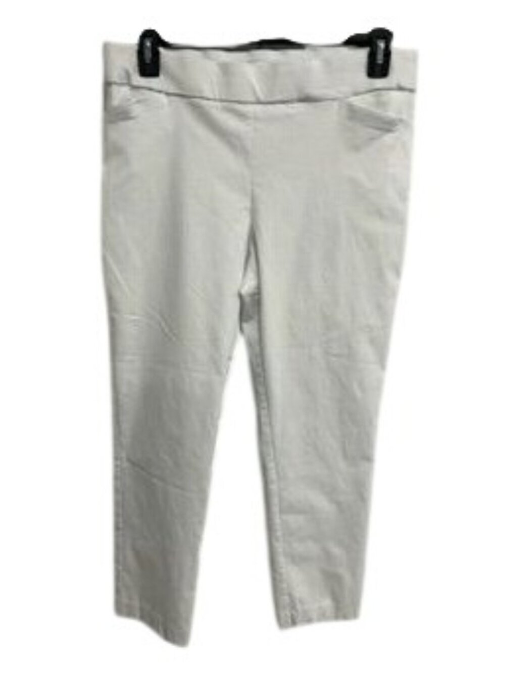 Coral Bay 16S Womens White Stretch Pull On Pants Old Money 90s Minimalism